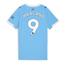 Manchester City Erling Haaland #9 Hjemmedrakt Kvinner 2025-26 Kortermet